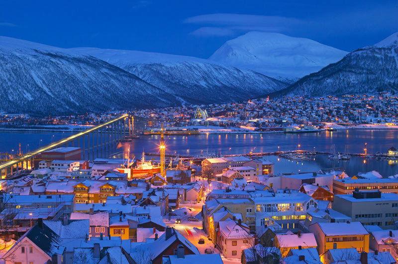 کریسمس در ترومسو نروژ