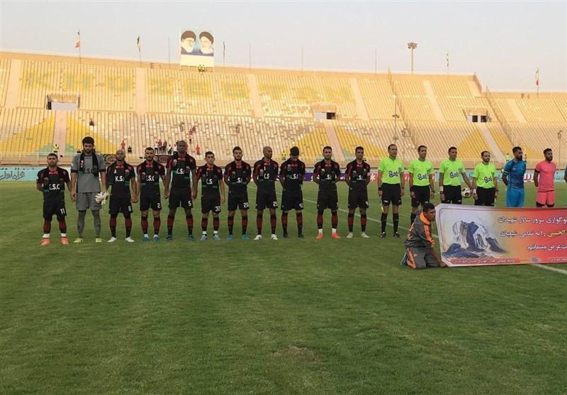 جام حذفی فوتبال، پیروزی پرگل فولاد خوزستان برابر مس شهر بابک