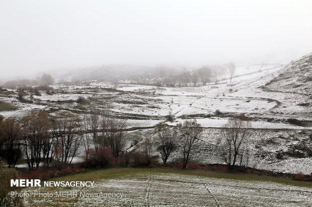 تداوم هوای سرد در زنجان ، شهر ارمغان خانه سفیدپوش شد