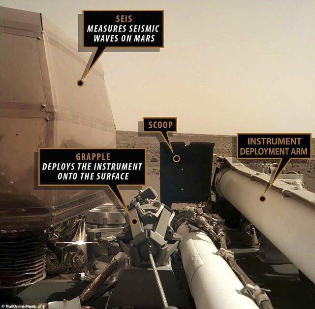 نصب زلزله سنج اینسایت روی مریخ