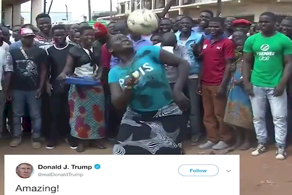 مادر تانزانیایی، ریتوییت از ترامپ، چالش برای رونالدو و مسی