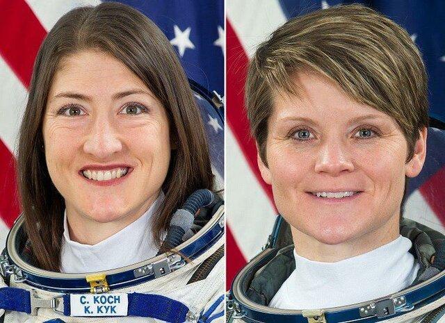 2 فضانورد زن در روز 29 مارس در فضا راهپیمایی خواهند کرد