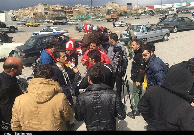 ممانعت نیروی انتظامی از ورود خبرنگاران به استادیوم یادگار تبریز پیش از دیدار تراکتورسازی - پیکان