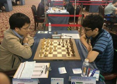 دور هشتم قهرمانی شطرنج آسیا، شکست فیروزجا و سقوط به رده نهم