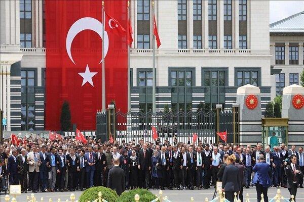 مراسم گرامی داشت کودتای سال 2016 در مجتمع ریاست جمهوری ترکیه