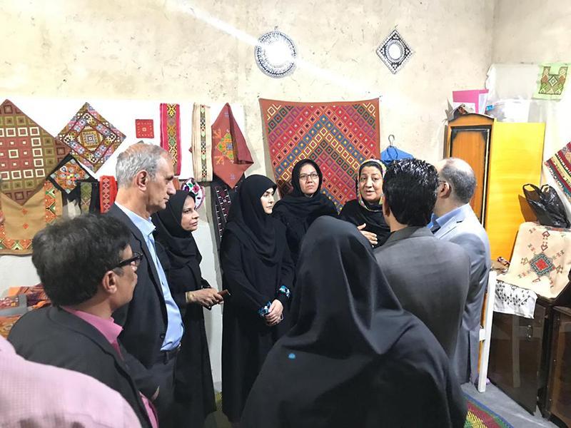 بازدید معاون صنایع دستی از چند کارگاه در سیستان و بلوچستان