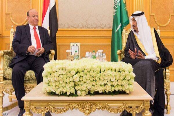 پادشاه عربستان و رئیس جمهور مستعفی یمن دیدار کردند