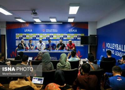 مسائل سریالی نشست های خبری لیگ ملت های والیبال 2019 در ارومیه