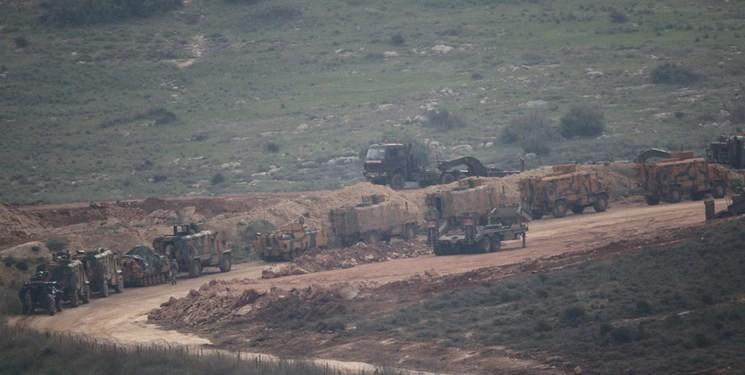 فیلم، تجمع ارتش و تجهیزات ترکیه در مرز سوریه