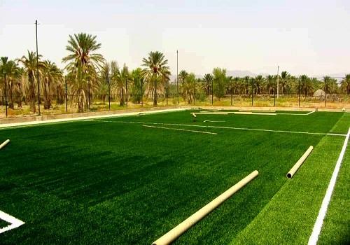 زمین چمن مصنوعی دانشگاه خلیج فارس بوشهر تا آذرماه 98 راه اندازی می گردد