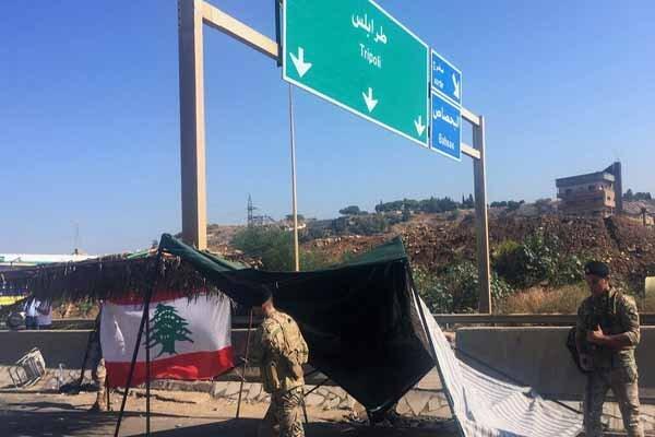 عملیات گسترده ارتش لبنان برای بازگشایی راهها در این کشور