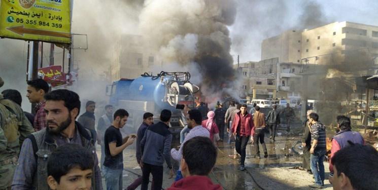عکس، انفجار مهیب در شهر الباب سوریه با 12 کشته و 30 زخمی