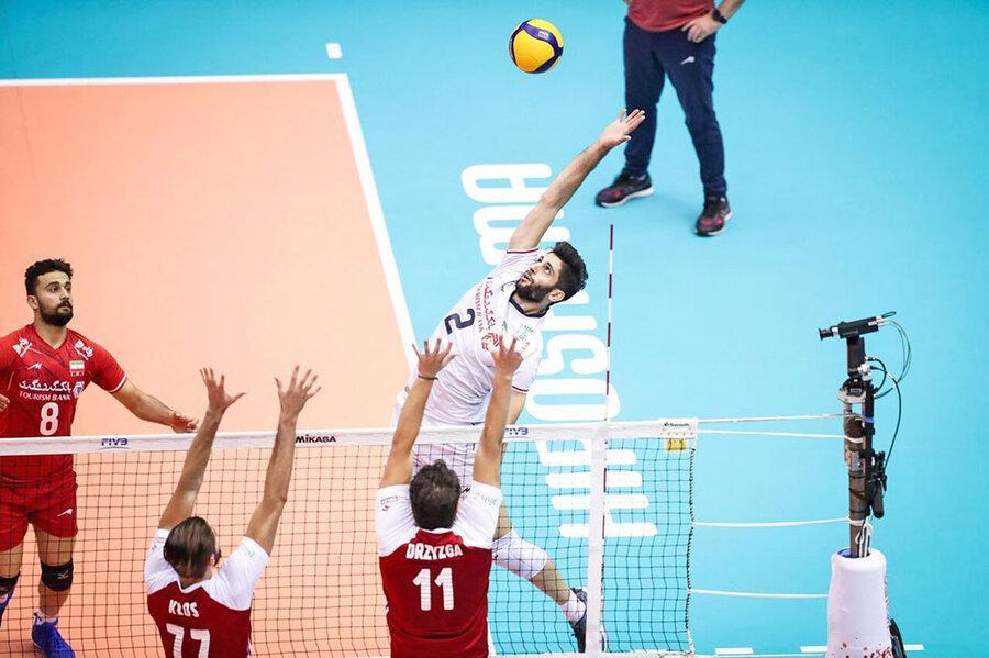 والیبال انتخابی المپیک ، دیدار تدارکاتی ایران با قطر