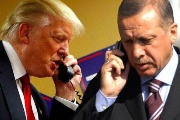 اردوغان و ترامپ تبادل نظر کردند
