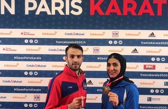 عنوان سومی کاراته ایران با 2 طلا و یک برنز در فرانسه