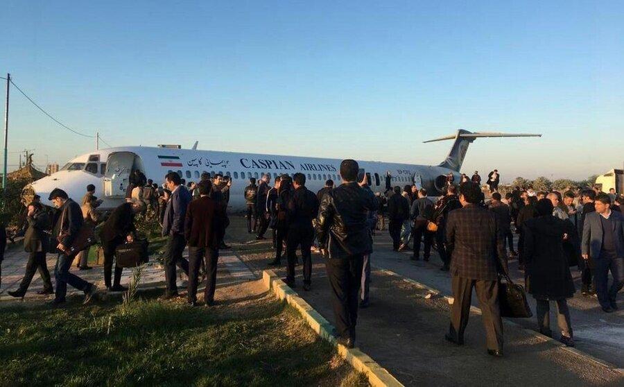 پرداخت خسارت کامل به هواپیمای کاسپین خارج شده از باند فرودگاه ماهشهر