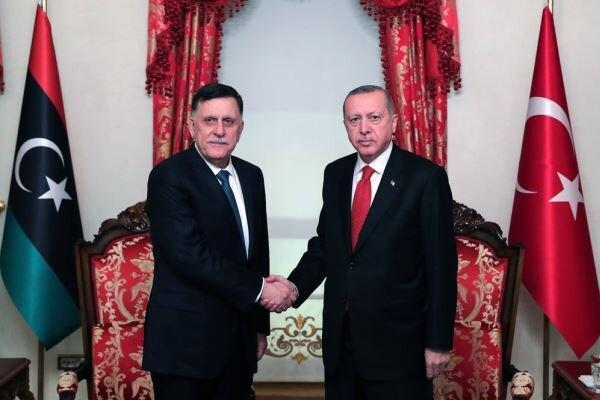 ملاقات غیرمنتظره اردوغان و فائز السراج در استانبول