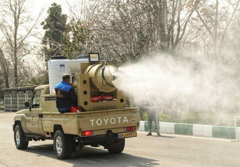 عکس ، خودروهای جدید ضدعفونی کننده نیروی زمینی ارتش