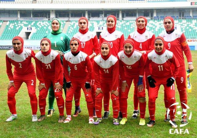 صعود یک پله ای بانوان فوتبالیست ایران در رنکینگ جهانی