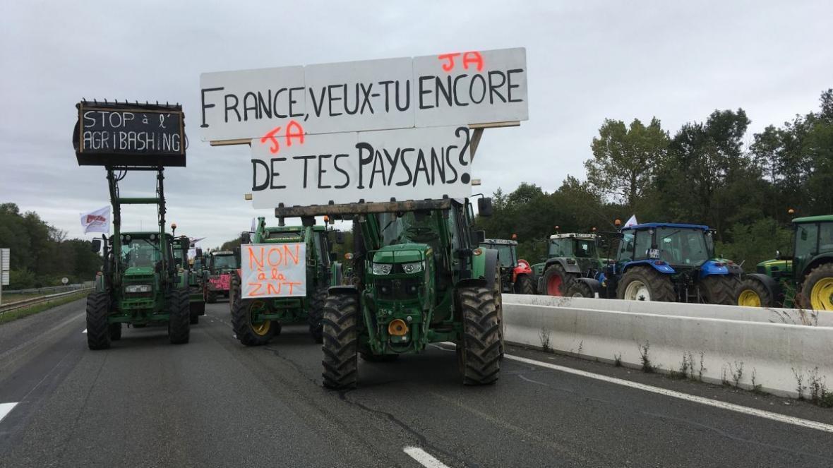 خبرنگاران کشاورزان فرانسوی به جلیقه زردها پیوستند