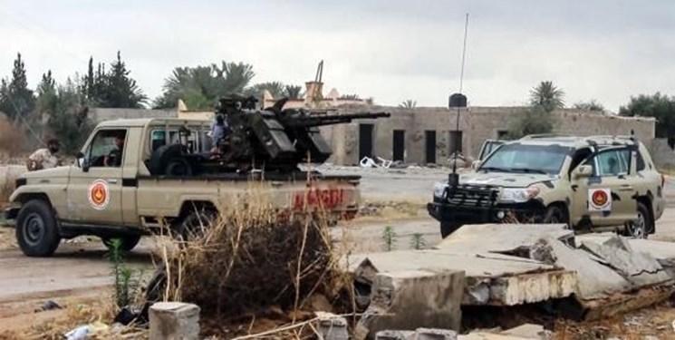 لیبی، پیشروی نیروهای دولت وفاق ملی به سمت شهر ترهونه از هفت محور