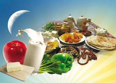 توصیه های مهم غذایی در ماه رمضان