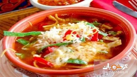 طرز تهیه سوپ تند مرغ به روش مکزیکی