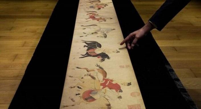 نقاشی طوماری 700 ساله 41 میلیون و 800 هزار دلار چکش خورد