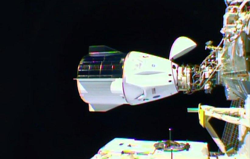 کپسول کرو-1 دراگون با موفقیت به ایستگاه فضایی بین المللی متصل شد