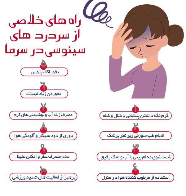 راه های خلاصی از سردرد های سینوسی