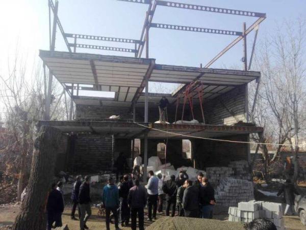 خبرنگاران بناهای غیر مجاز در کرج تخریب شد