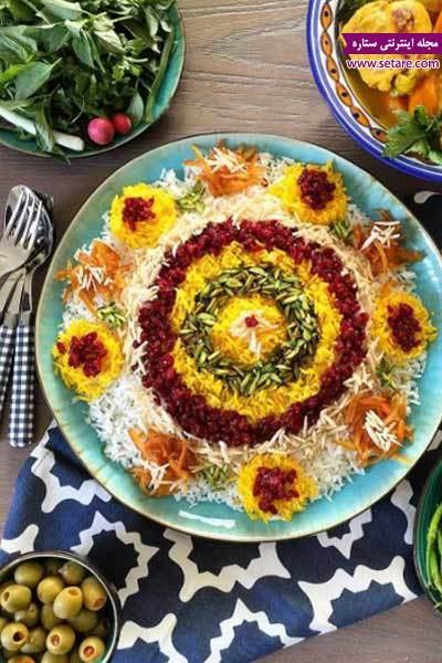 آموزش تزیین برنج مجلسی و برنج قالبی (پلو قالبی) آموزش تزیین برنج مجلسی و برنج قالبی (پلو قالبی)