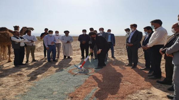 کلنگ پهنه پرورش شتر داشتی در بافق به زمین خورد کلنگ پهنه پرورش شتر داشتی در بافق به زمین خورد