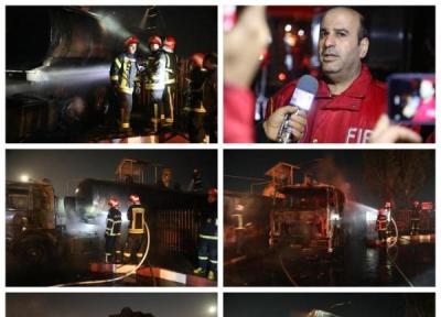 اعزام 18 دستگاه آتش نشانی به محل حادثه آتش سوزی پمپ بنزین دربابل، این حادثه 5 مصدوم داشت
