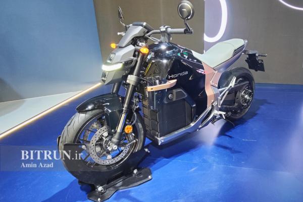 هوندا WN7 رونمایی شد؛ اولین موتورسیکلت برقی فول سایز هوندا با طراحی frameless